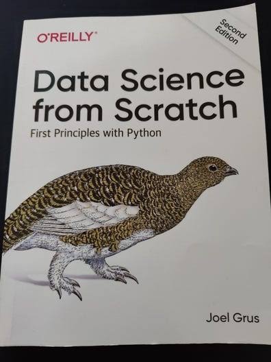Data Science from Scratch by Joel Grus Python and Machine Learning