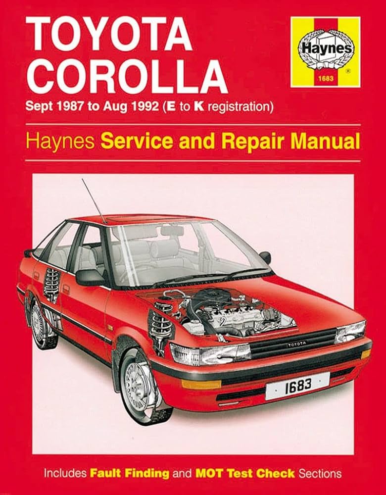 Toyota corolla repair and service manual